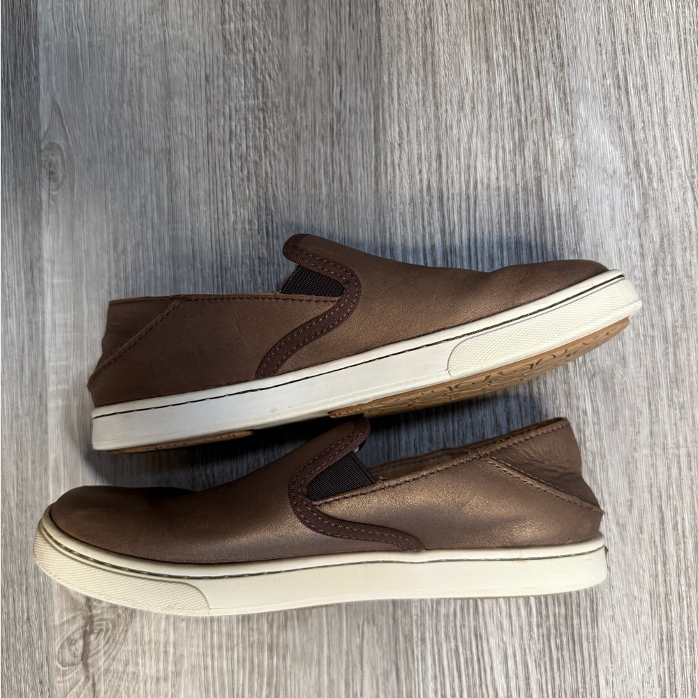 Women’s OluKai Pehuea Leather Women's Slip-On Shoes